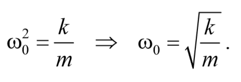 Вывод дифференциального уравнения гармонических колебаний на примере пружинного маятника