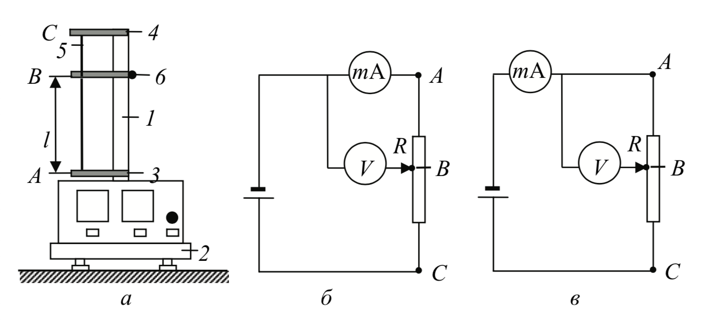 Схема измерения сопротивления